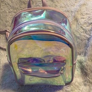 Iridescent Mini backpack 🤩This One Is A Steal !!